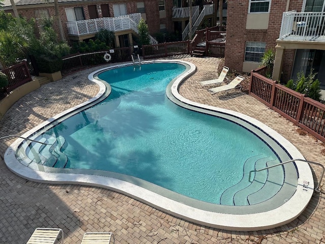 view of community pool