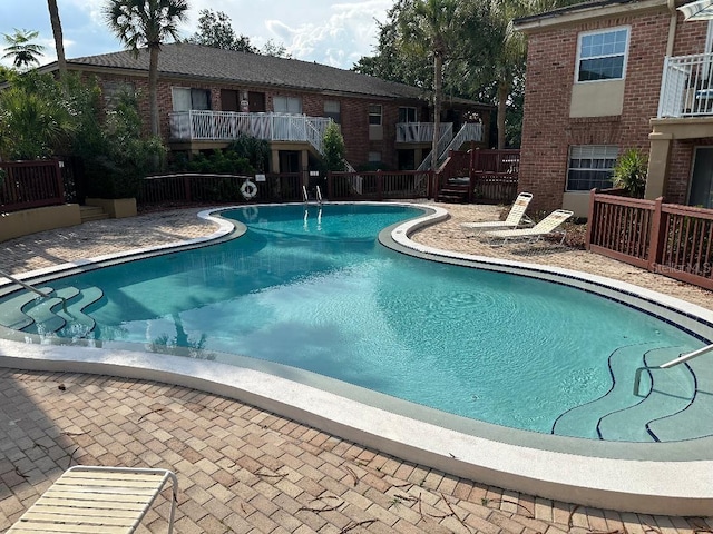 view of community pool