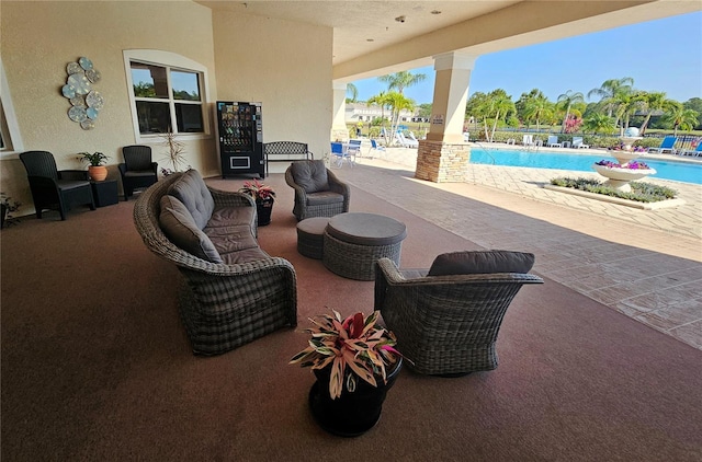 2531 Old Kent Cir, Kissimmee, FL 34758 - view of patio with a community pool