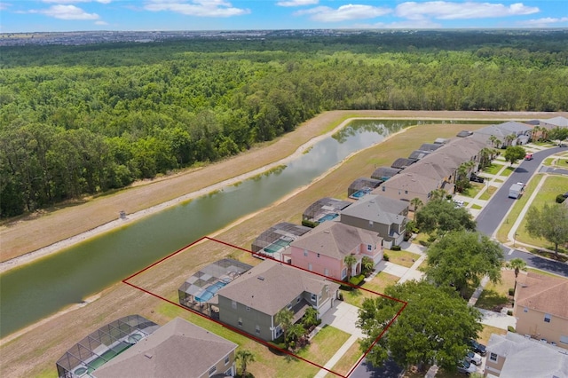 8571 La Isla Dr, Kissimmee, FL 34747 - aerial view of residential area with property boundaries highlighted