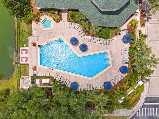 3060 Pirates Retreat Ct Unit 309, Kissimmee, FL 34747 - aerial view of a pool