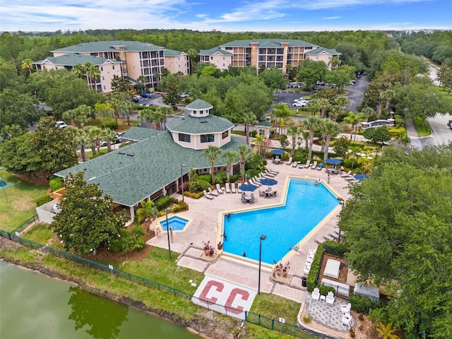 3060 Pirates Retreat Ct Unit 309, Kissimmee, FL 34747 - bird's eye view of a pool