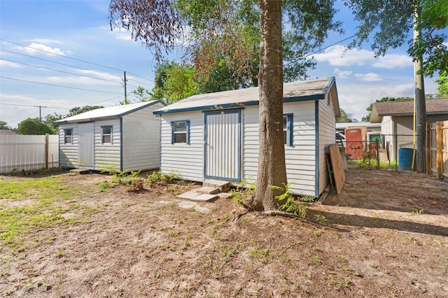 1024 Cohassett Ave, Lake Wales, FL 33853 - view of shed featuring a fenced backyard