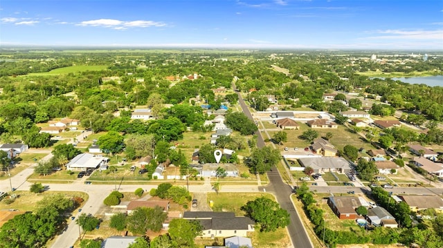 1024 Cohassett Ave, Lake Wales, FL 33853 - aerial overview of property's location with nearby suburban area and a large body of water