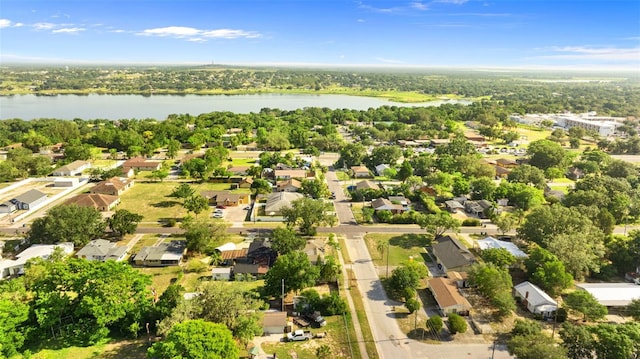 1024 Cohassett Ave, Lake Wales, FL 33853 - aerial perspective of suburban area with a large body of water