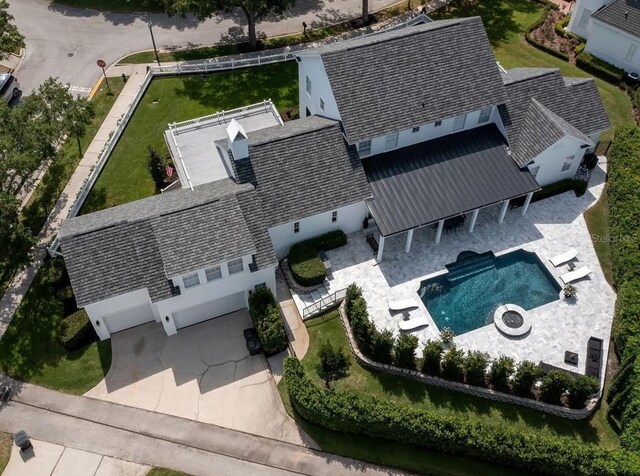 423 Arbor Cir, Celebration, FL 34747 - aerial view of property and surrounding area with a pool