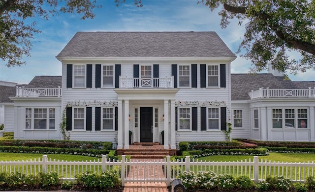 423 Arbor Cir, Celebration, FL 34747 - view of front of property featuring a shingled roof and a balcony