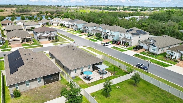 aerial perspective of suburban area