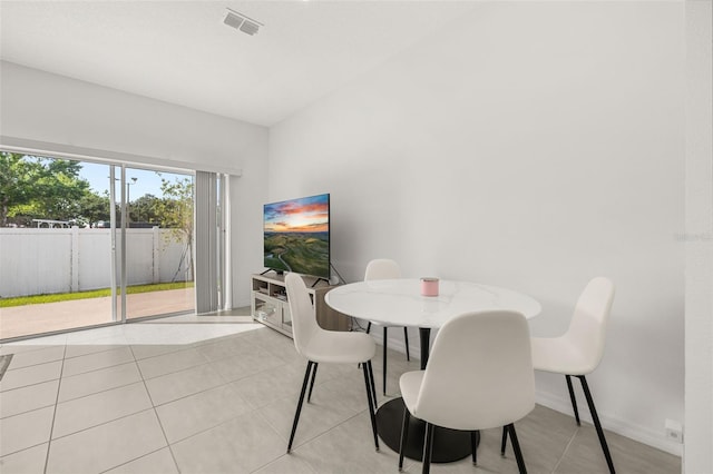 dining area with baseboards