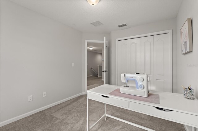 352 Smugglers Way, Apopka, FL 32712 - office space featuring carpet flooring, baseboards, and a textured ceiling