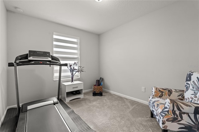352 Smugglers Way, Apopka, FL 32712 - exercise room featuring carpet flooring and baseboards