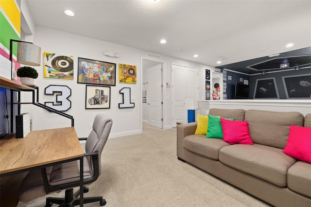 420 Burma St, Kissimmee, FL 34747 - office area featuring carpet and recessed lighting