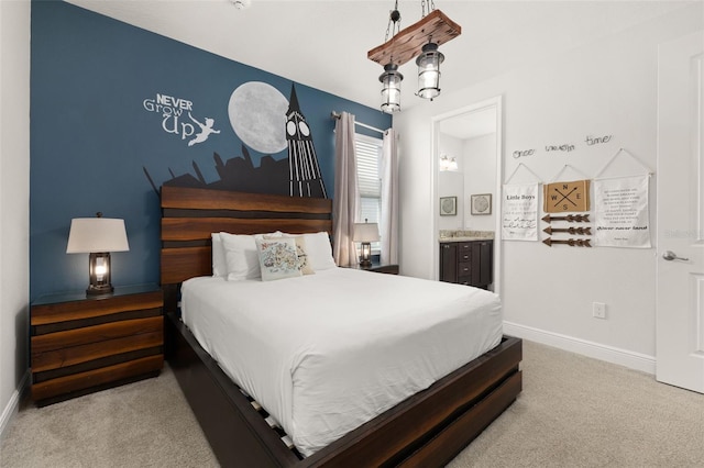 420 Burma St, Kissimmee, FL 34747 - bedroom with carpet floors and ensuite bath