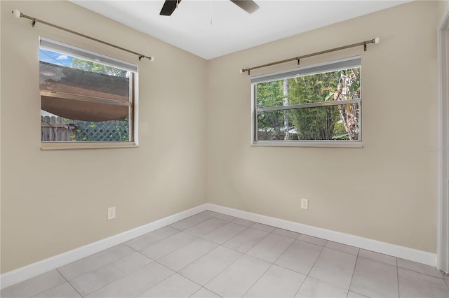 5234 Ohio St, Winter Park, FL 32792 - empty room with baseboards and ceiling fan