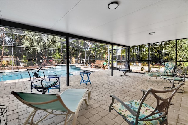 5234 Ohio St, Winter Park, FL 32792 - view of pool with a patio area and a lanai