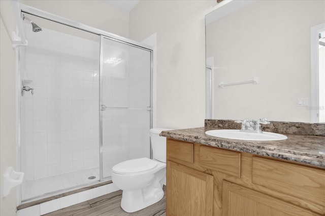 13758 Daniels Landing Cir, Winter Garden, FL 34787 - full bathroom with a stall shower, toilet, and vanity