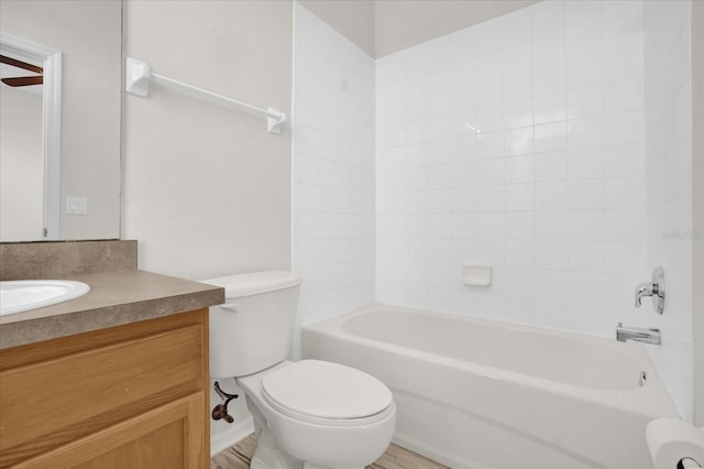 13758 Daniels Landing Cir, Winter Garden, FL 34787 - full bathroom featuring toilet, vanity, and  shower combination