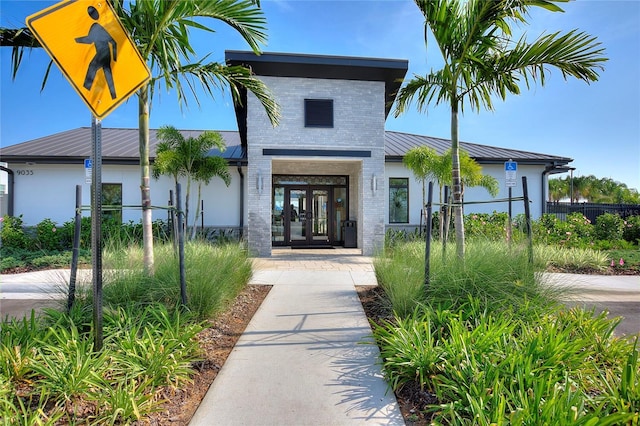 view of property with fence