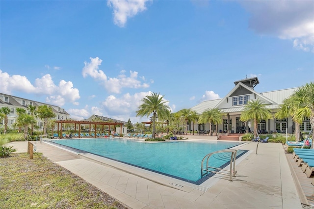 1850 Treasure Cv, Celebration, FL 34747 - community pool featuring a patio area