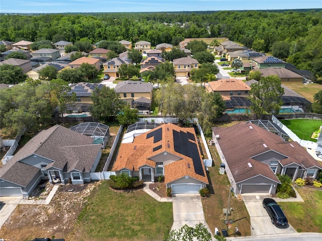 149 Imperial Oak Ct, Davenport, FL 33896 - aerial view of residential area featuring a forest