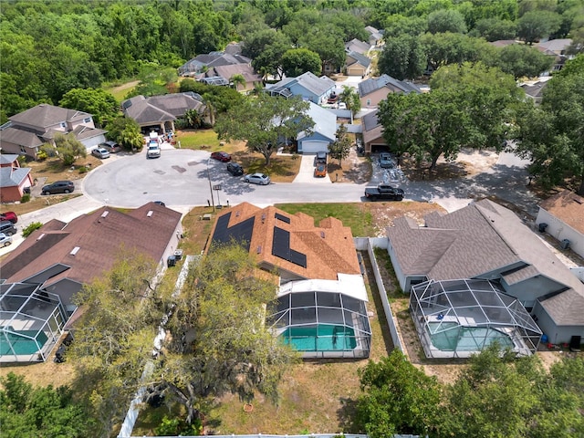 149 Imperial Oak Ct, Davenport, FL 33896 - aerial view of residential area with a pool area and a forest
