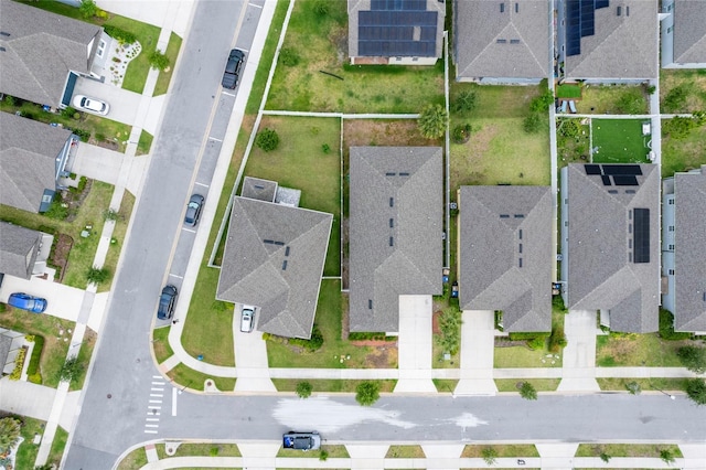 aerial perspective of suburban area