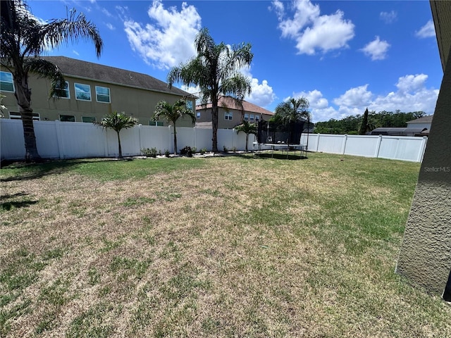 2691 Cypress Tree Trl, Saint Cloud, FL 34772 - view of yard with a trampoline