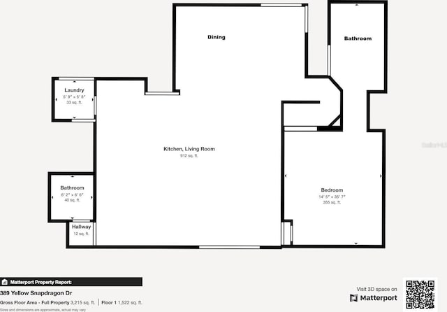 389 Yellow Snapdragon Dr, Davenport, FL 33837 - home floor plan