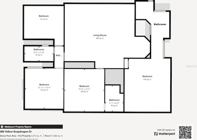 389 Yellow Snapdragon Dr, Davenport, FL 33837 - room layout
