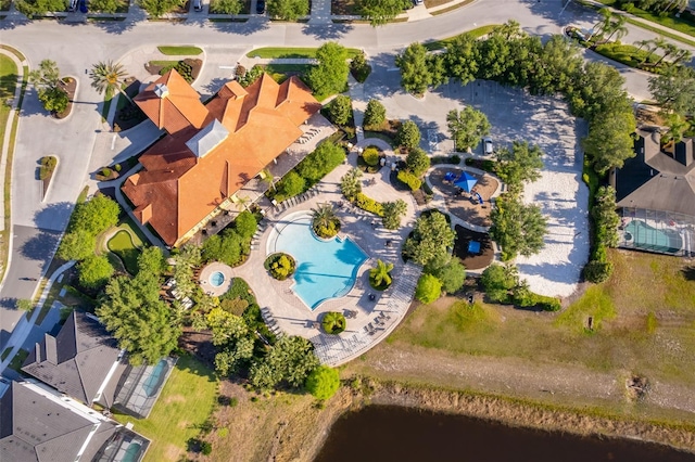 389 Yellow Snapdragon Dr, Davenport, FL 33837 - bird's eye view of a pool area