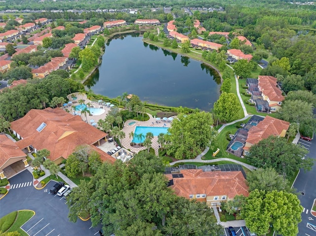 3015 Yellow Lantana Ln, Kissimmee, FL 34747 - bird's eye view of a pool area and a nearby body of water