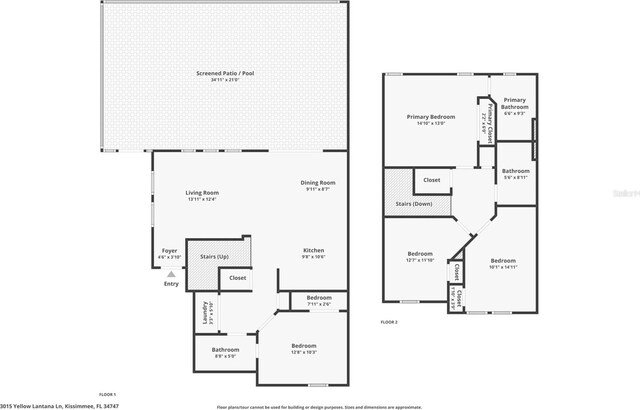 3015 Yellow Lantana Ln, Kissimmee, FL 34747 - home floor plan