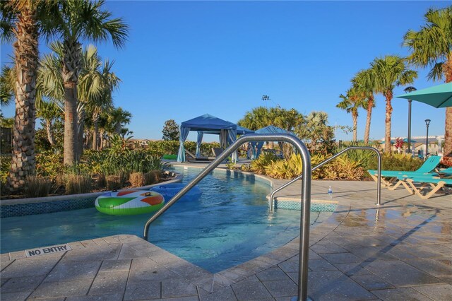 2147 Tripoli Ct, Kissimmee, FL 34747 - view of swimming pool featuring a gazebo