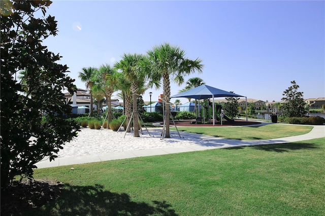 2147 Tripoli Ct, Kissimmee, FL 34747 - view of community featuring a lawn