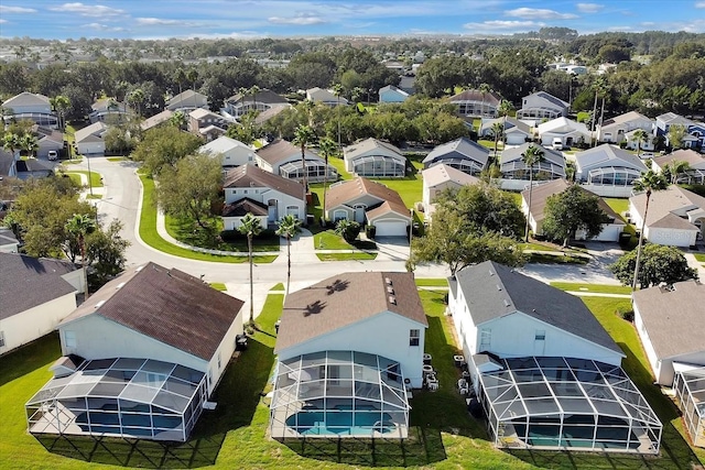 553 Bailey Cir, Davenport, FL 33897 - aerial view of residential area featuring a pool area