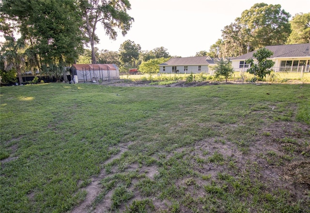 view of yard