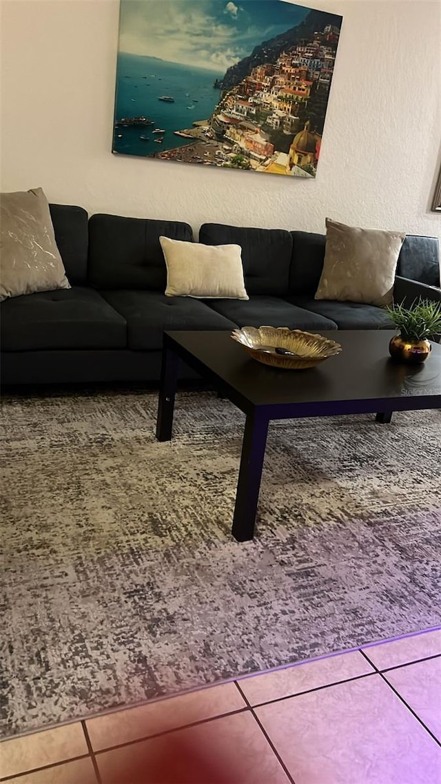 2203 San Vittorino Cir Unit 103, Kissimmee, FL 34741 - tiled living room featuring carpet floors