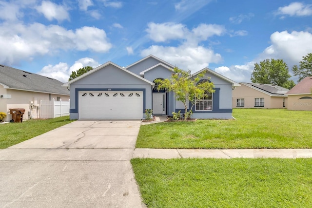 664 Eagle Pointe S, Kissimmee, FL 34746 - single story home with stucco siding, a garage, and concrete driveway