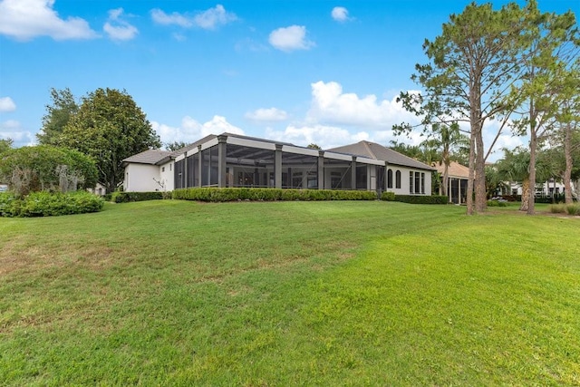 6761 Valhalla Way, Windermere, FL 34786 - view of green lawn with a lanai