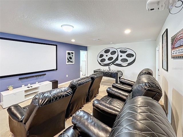1614 Lima Ave, Kissimmee, FL 34747 - cinema featuring carpet flooring, recessed lighting, and a textured ceiling