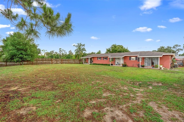 303 Thrush Ave, Sebring, FL 33870 - view of yard with central AC