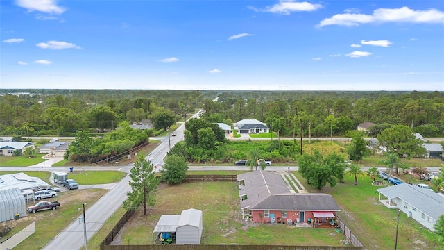 303 Thrush Ave, Sebring, FL 33870 - aerial perspective of suburban area featuring a heavily wooded area