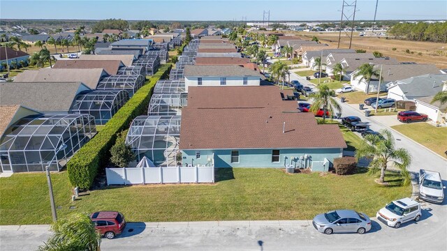 aerial perspective of suburban area