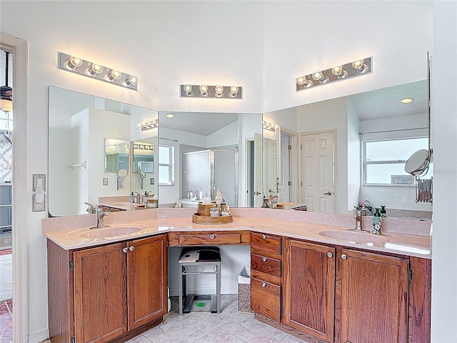 12445 Bohannon Blvd, Orlando, FL 32824 - full bath featuring double vanity and a stall shower