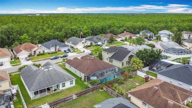 12445 Bohannon Blvd, Orlando, FL 32824 - aerial perspective of suburban area featuring a forest