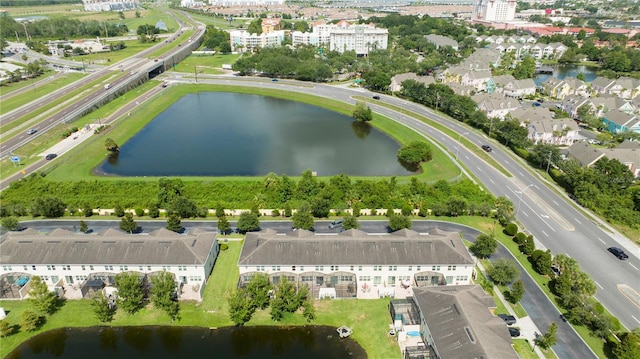 3181 Tocoa Cir, Kissimmee, FL 34746 - aerial view of property's location with a large body of water and a highway