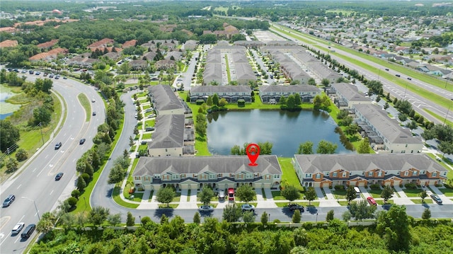 3181 Tocoa Cir, Kissimmee, FL 34746 - aerial perspective of suburban area featuring a major roadway and a nearby body of water