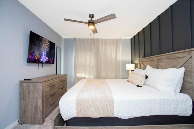 3181 Tocoa Cir, Kissimmee, FL 34746 - bedroom with baseboards, ceiling fan, and carpet floors