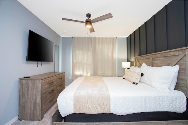 3181 Tocoa Cir, Kissimmee, FL 34746 - bedroom featuring carpet flooring, baseboards, and ceiling fan