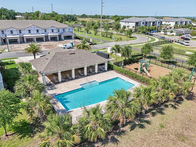 2462 Sweet Viburnum Way, Ocoee, FL 34761 - community pool featuring a residential view